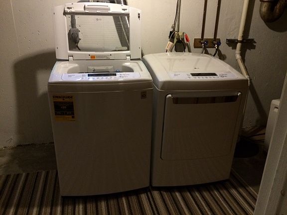 HE Top Load Washer and Dryer