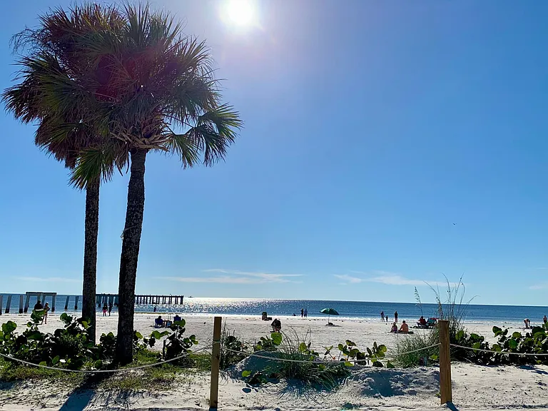 Fort Myers Beach to the south.