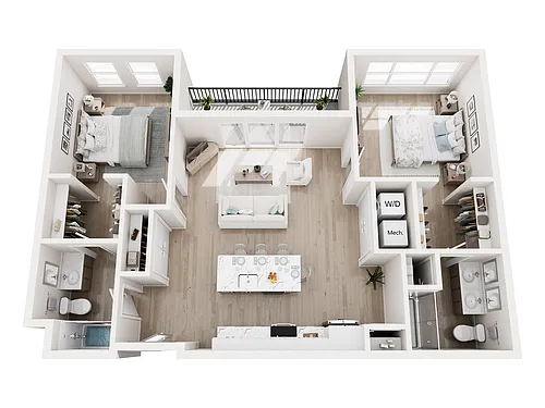 Floor plan 02D-A