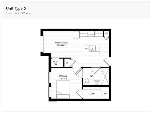 Floor plan Unit Type 5
