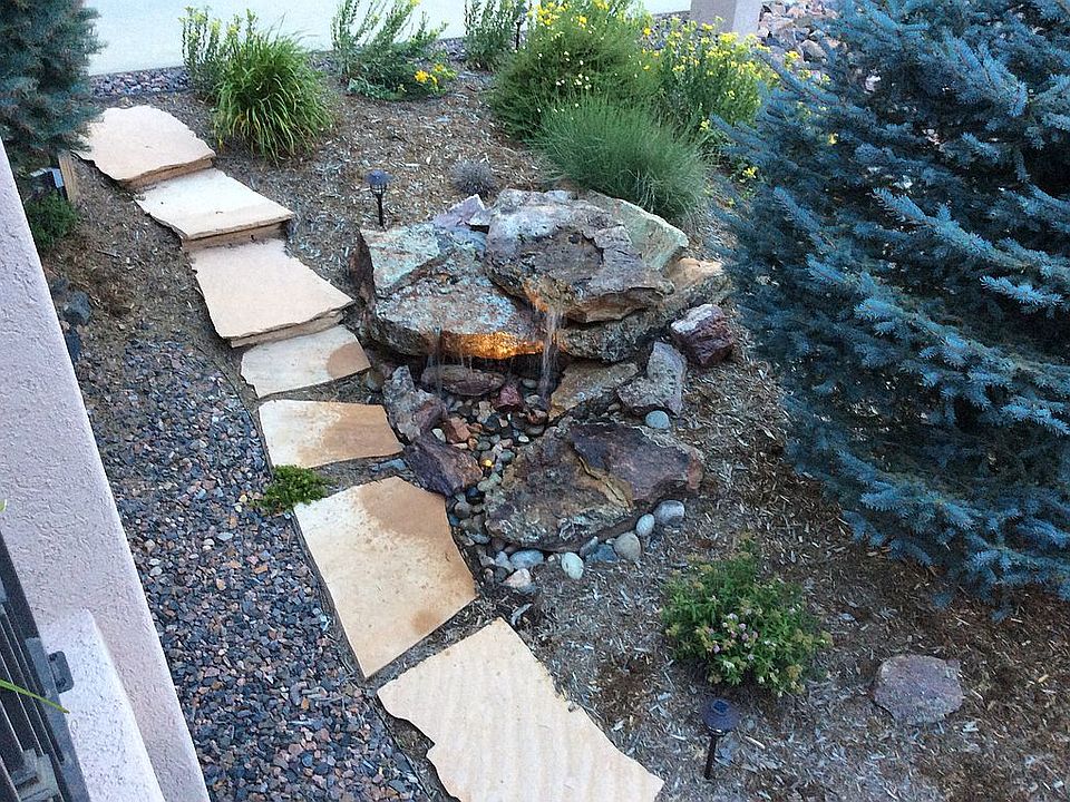 water feature below deck