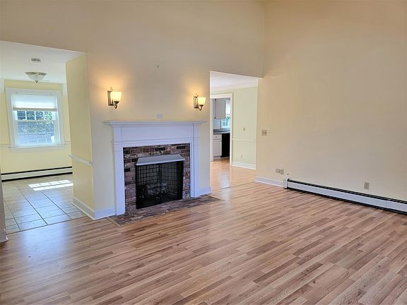 Fireplace is wood burning but not available for use