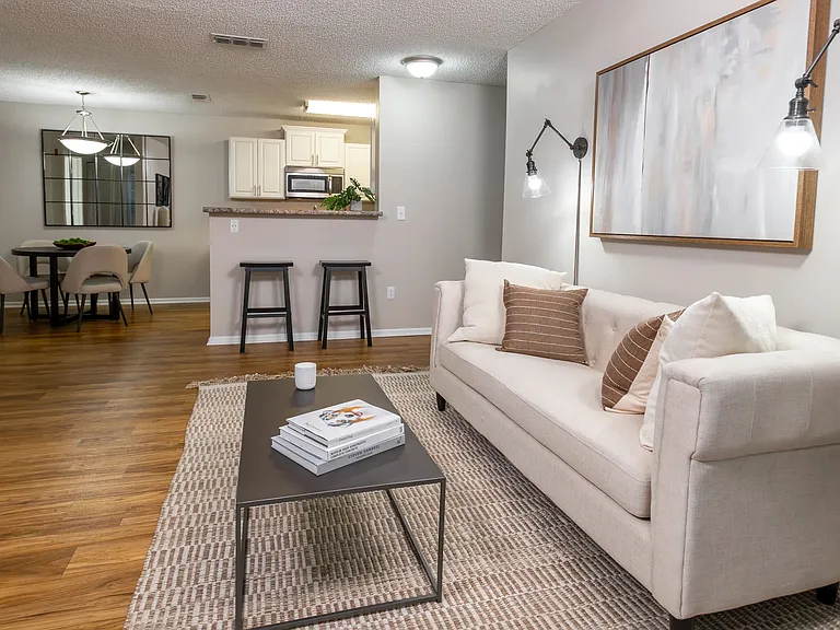 Spacious open-concept layouts featuring a modern living room, chic dining space, and breakfast barperfect for hosting or relaxing at home.