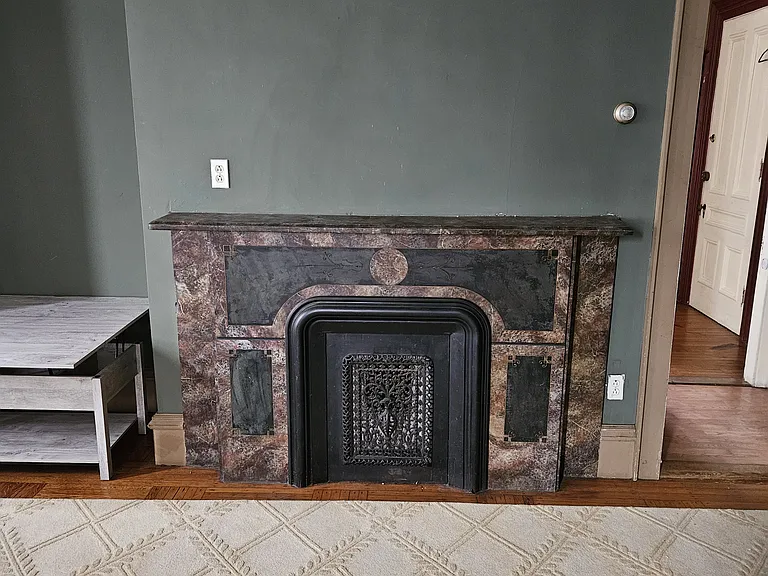 Marble Fireplace-Living Room