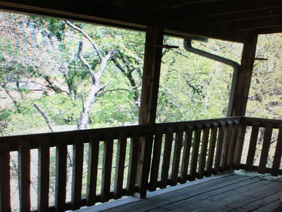 Huge deck with a great view.