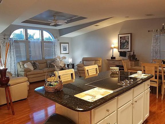 Island granite kitchen