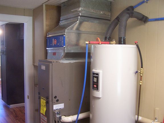 New Furnace & Water Heater