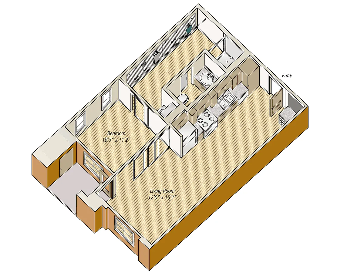 Floor plan A15