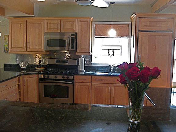 open updated kitchen