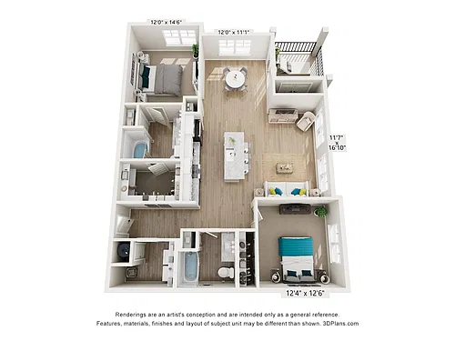 Floor plan The Coral