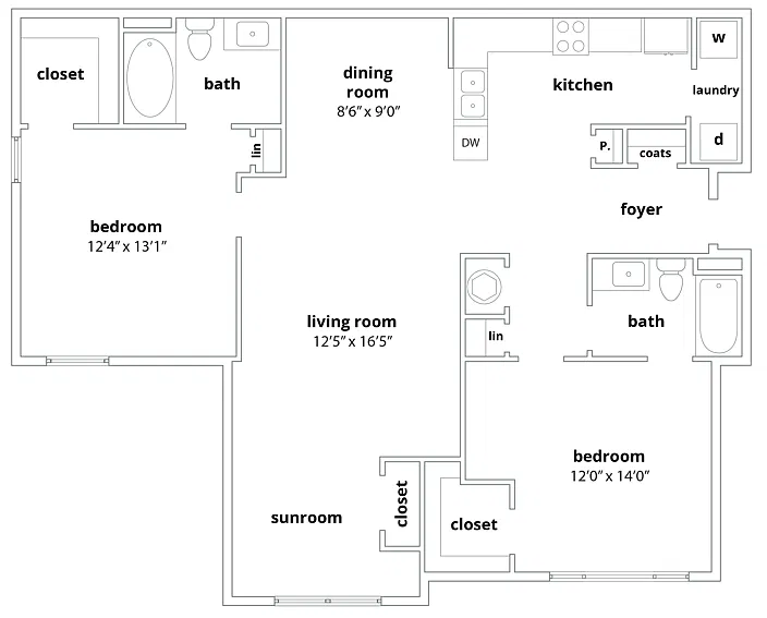 Floor plan B2