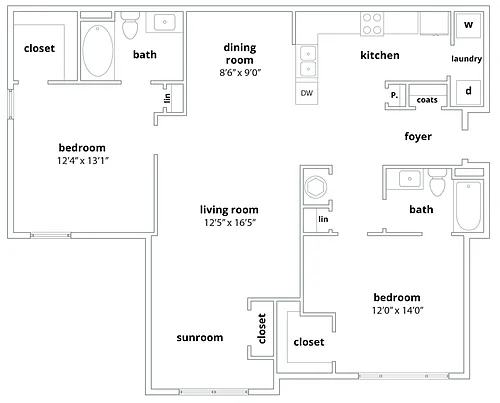 Floor plan B2