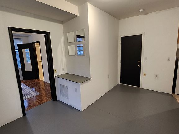 Living room leading into the bedroom