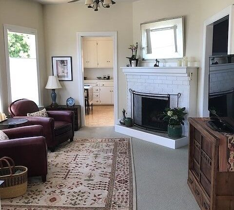 View from Living Room to Den