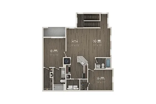 Floor plan B1U + Garage