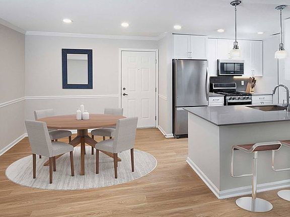 Kitchen and dining area
