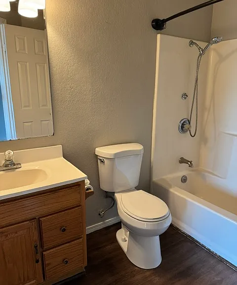 attached master bathroom