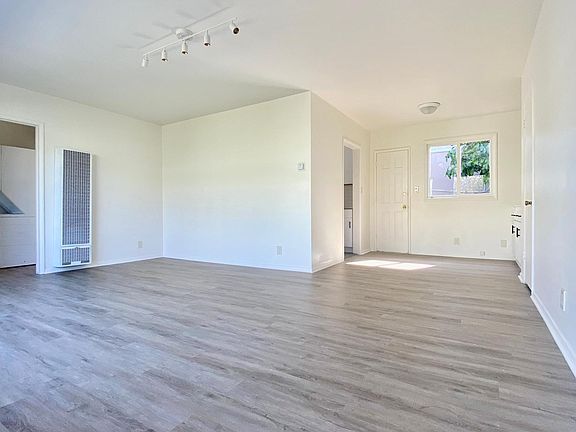 Living room and dining room