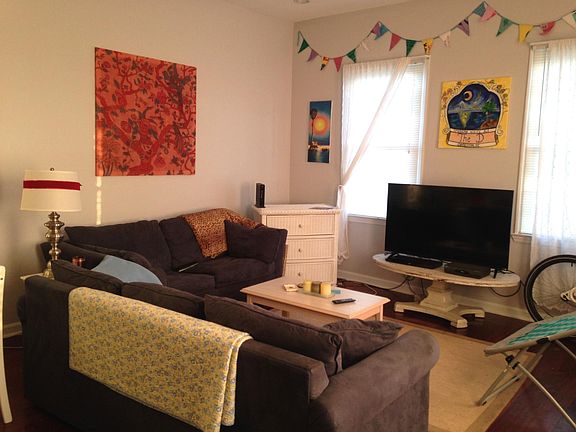 Natural light floods the 2nd floor apartment