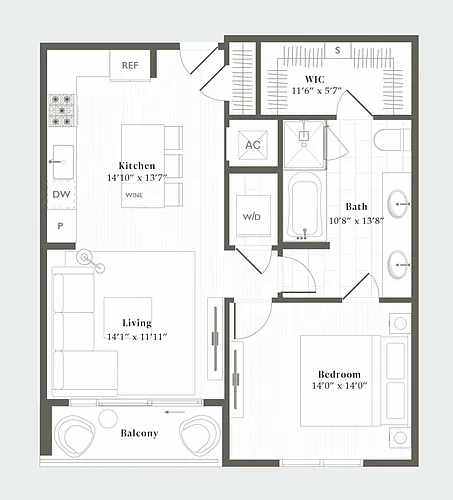 Floor plan A2