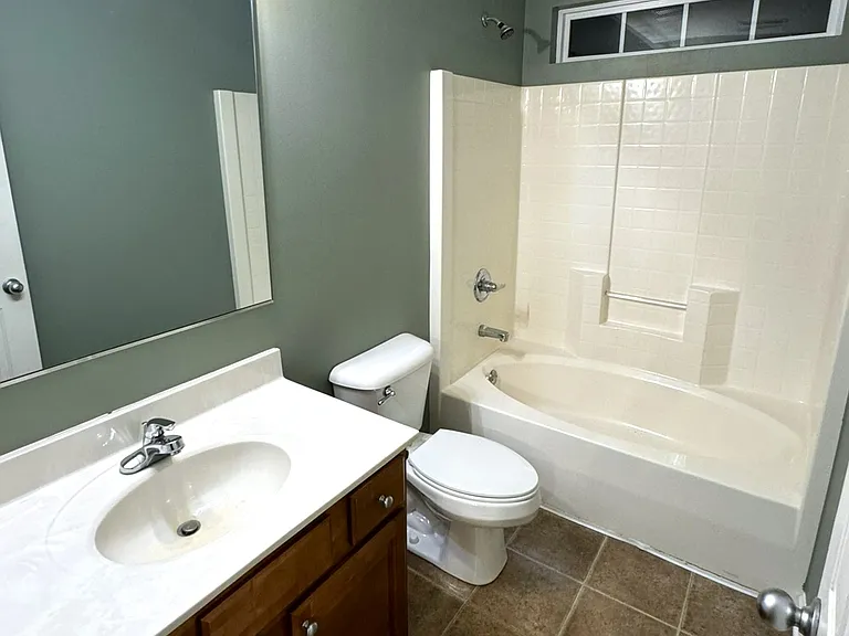master bathroom - sink & bathtub