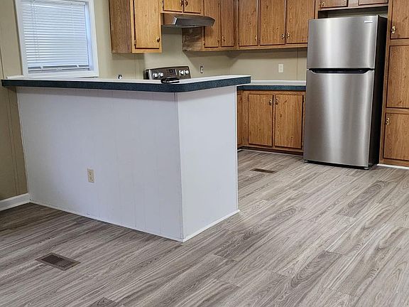 bar and kitchen, taken from the living area