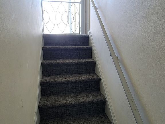 Private stairs to the apartment