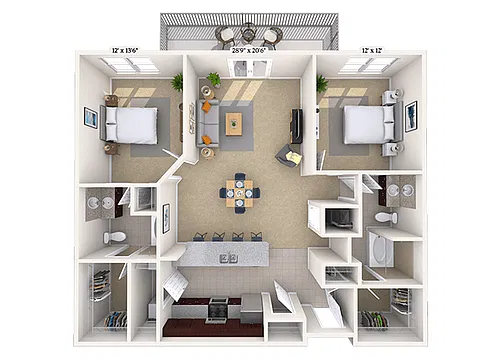 Floor plan Campbell