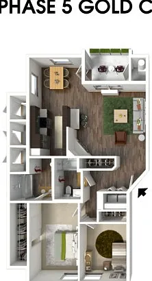 2 Beds, 2 Baths - Phase 5 2 Beds, 2 Baths - Phase 5