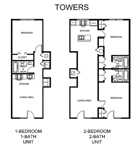 Floor plan One Bedroom