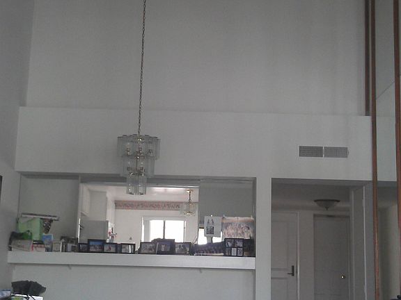 high ceilings in living room and master bedroom