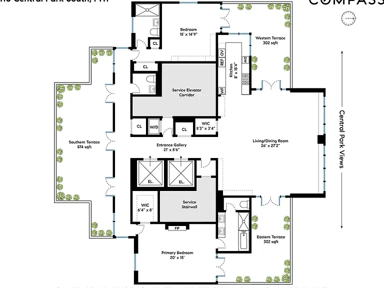110 Central Park S #Penthouse 1 — Photo 2