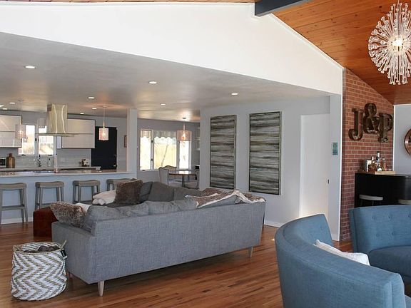 View from inside front door