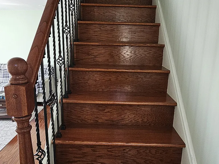 Oak staircase