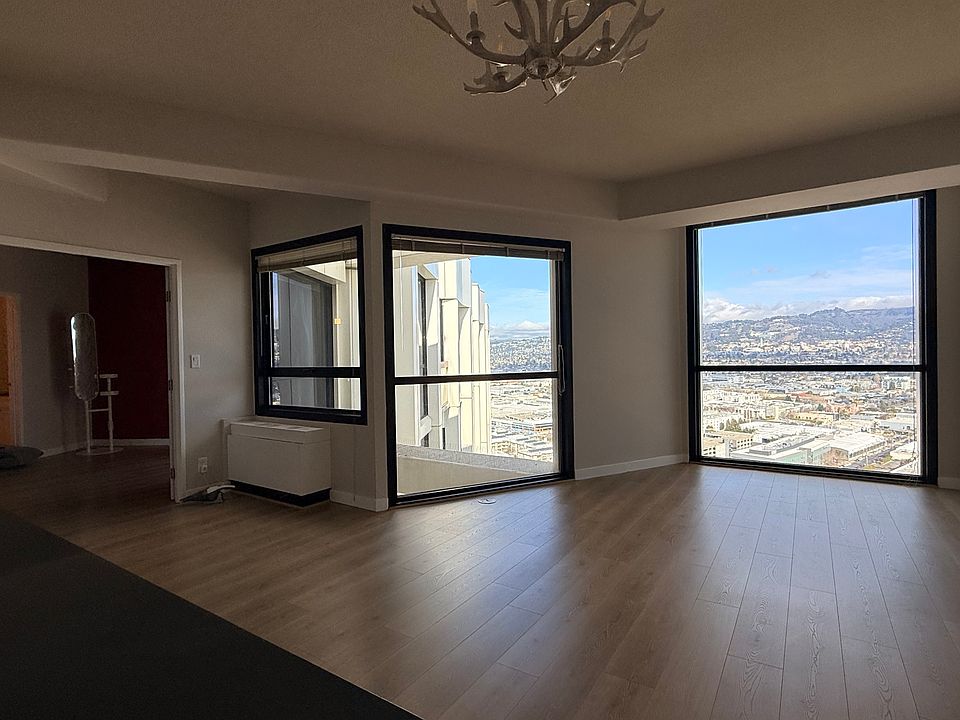 From kitchen into living area