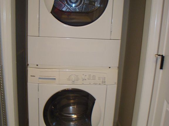 laundry in the bathroom