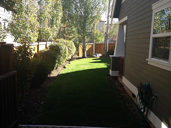 Side porch, back yard