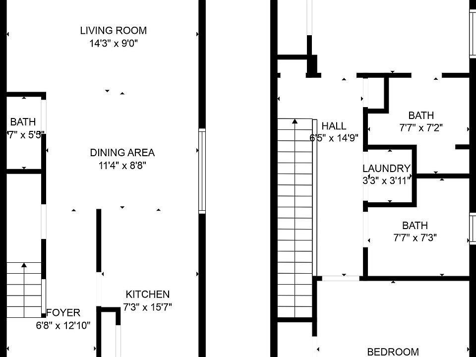 Floor Plans
Downstairs 
Upstairs