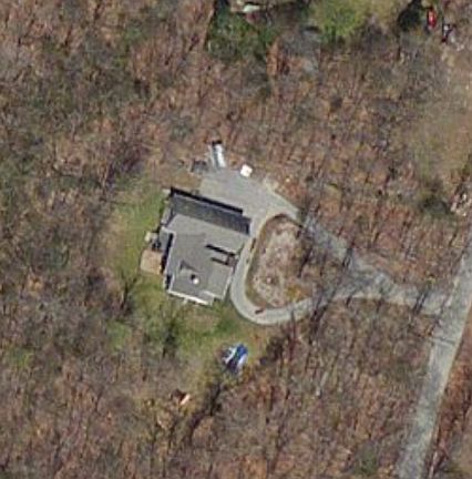 Main part of house is in back.  