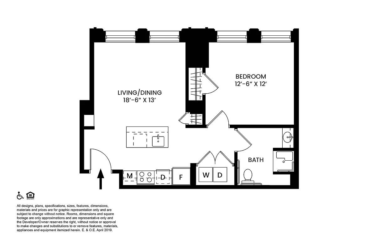Floor plan D ADA