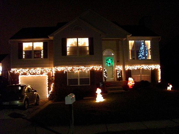 Front of the House at Christmas