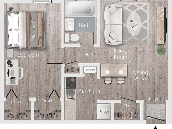 4th image of 536 W Arlington Pl APT 5