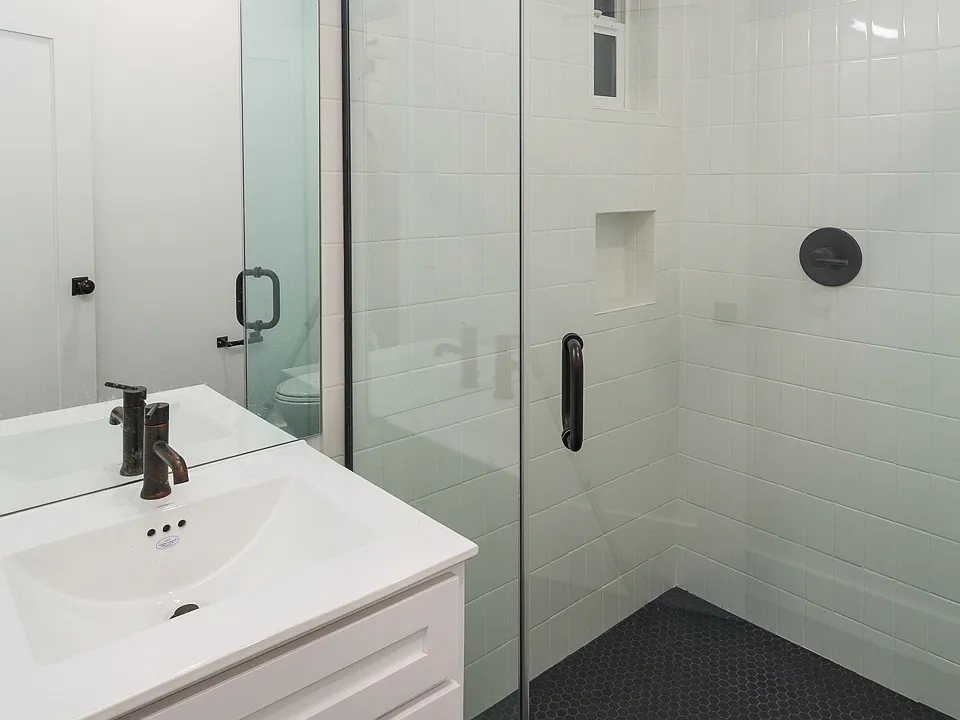 Renovated bathroom
