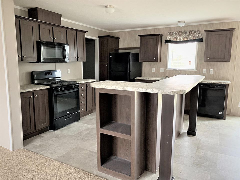 Huge kitchen with island bar