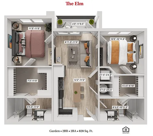 Floor plan The Elm