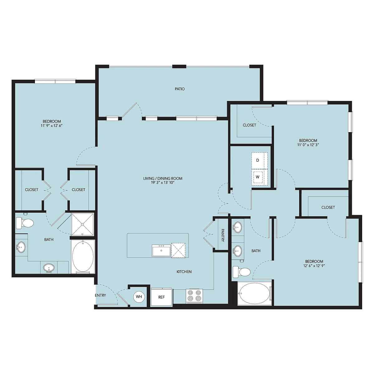 Floor plan C1-1486sf