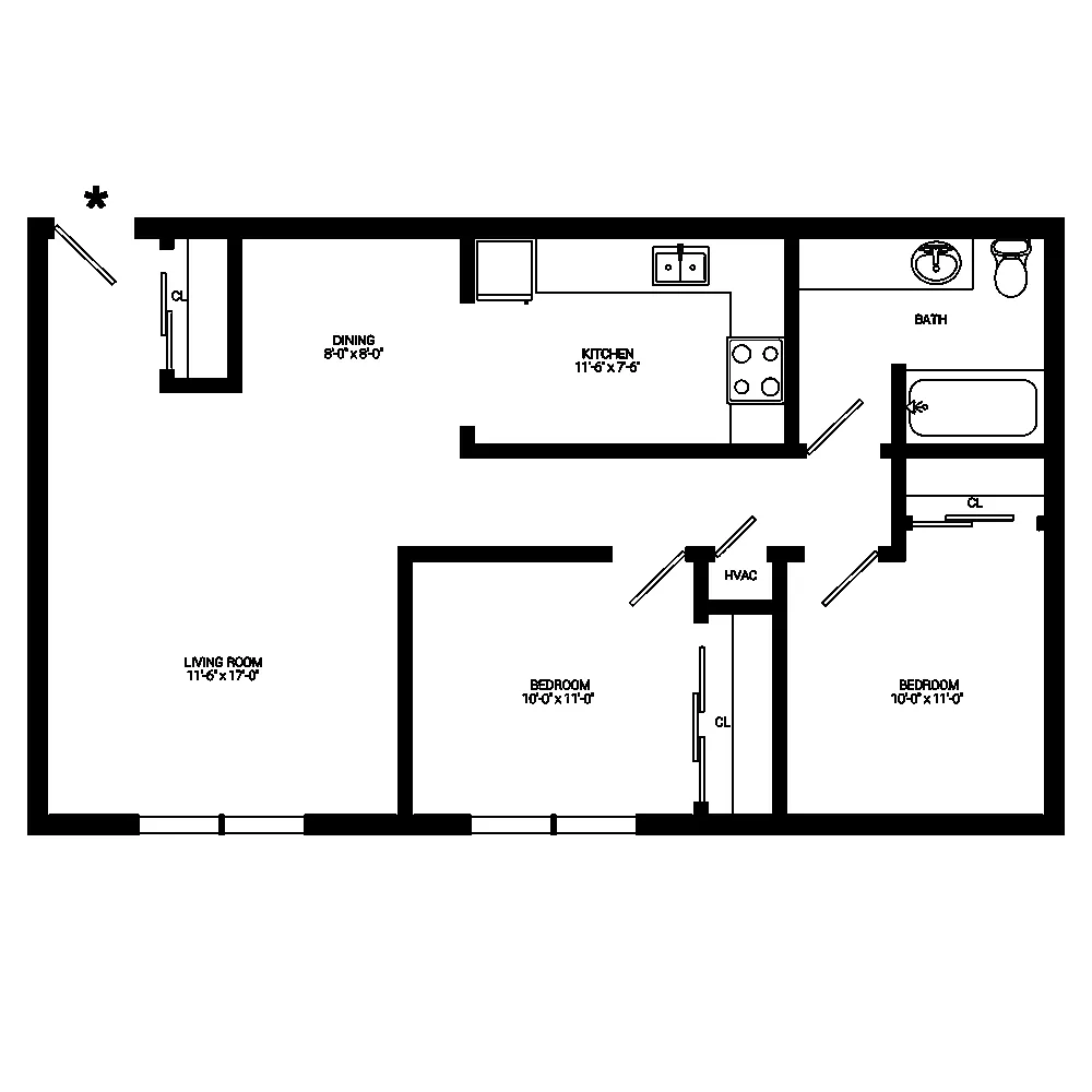 Floor plan The Genessee
