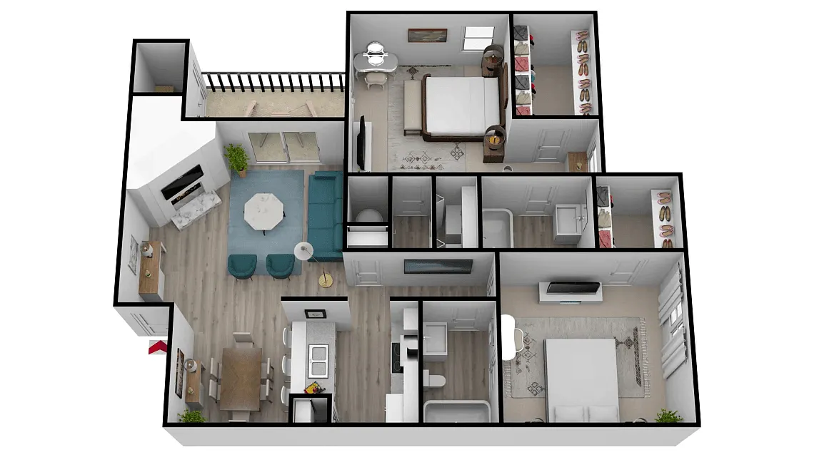 Floor plan B2