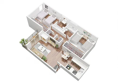 Floor plan Tilton