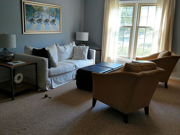 Newly painted living room.